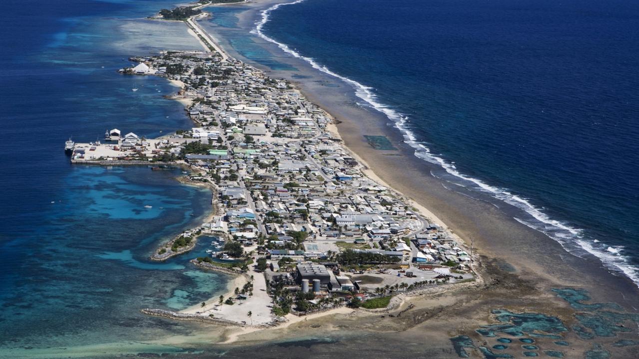 Marshall Islands President Hilda Heine says her country is facing death row. Picture: Jordan Vinson/ Wall Street Journal