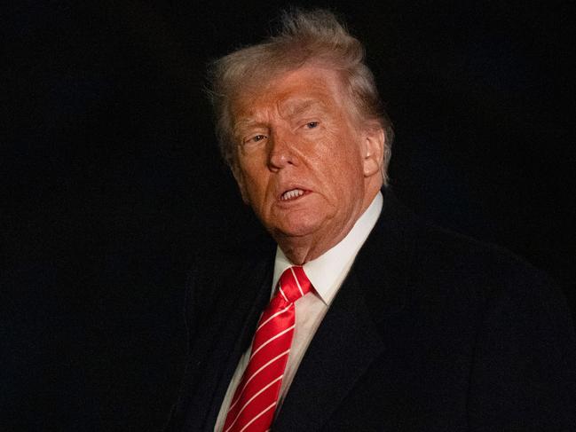 US President Donald Trump arrives at the White House on the South Lawn in Washington, DC, March 23, 2025. Picture: AFP