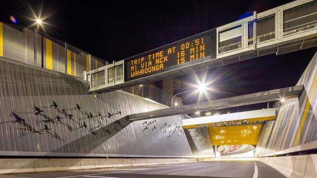 Part of the NorthConnex toll road in Sydney.