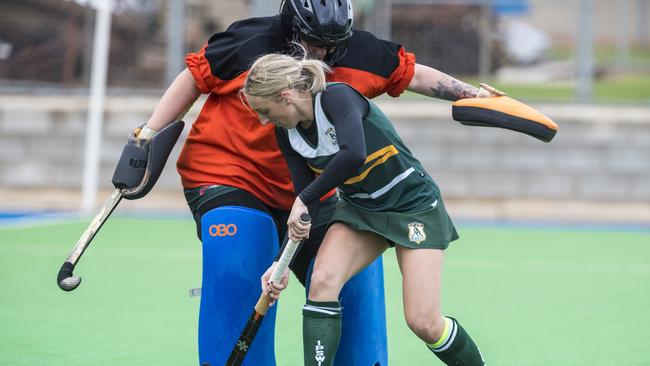 Gladstone keeper Rachel Groves. Picture: Kevin Farmer