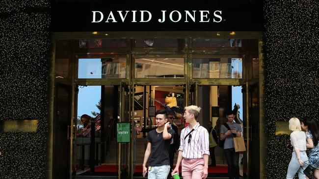 David Jones was hard hit by the pandemic as stores were forced to close. Picture: NCA NewsWire / Gaye Gerard