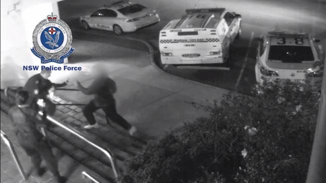 CCTV footage of the attack. Picture: NSW Police