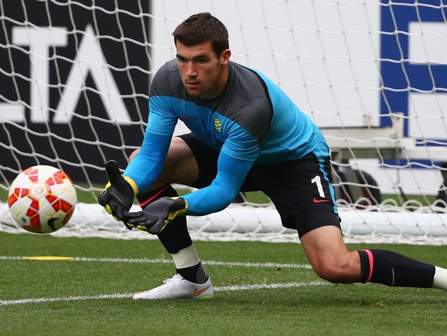 Australian goalkeeper Mathew Ryan starred during the Asian Cup. Picture: Getty