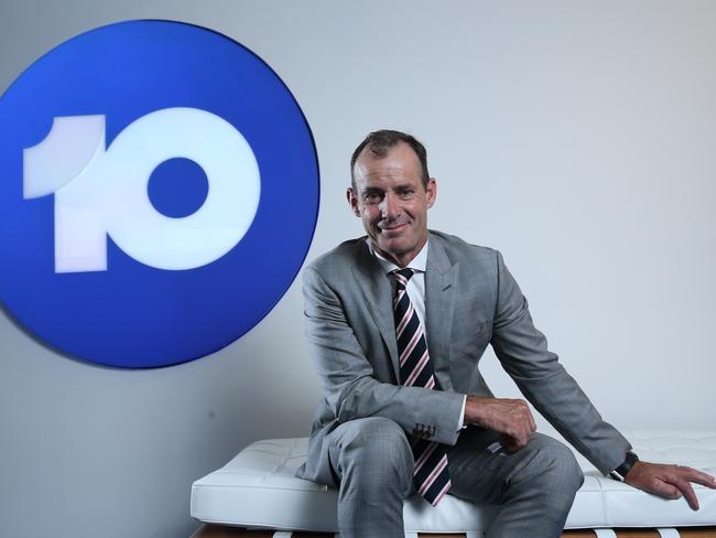 Former Network 10 CEO Paul Anderson, who left the station a year ago. Picture: Britta Campion