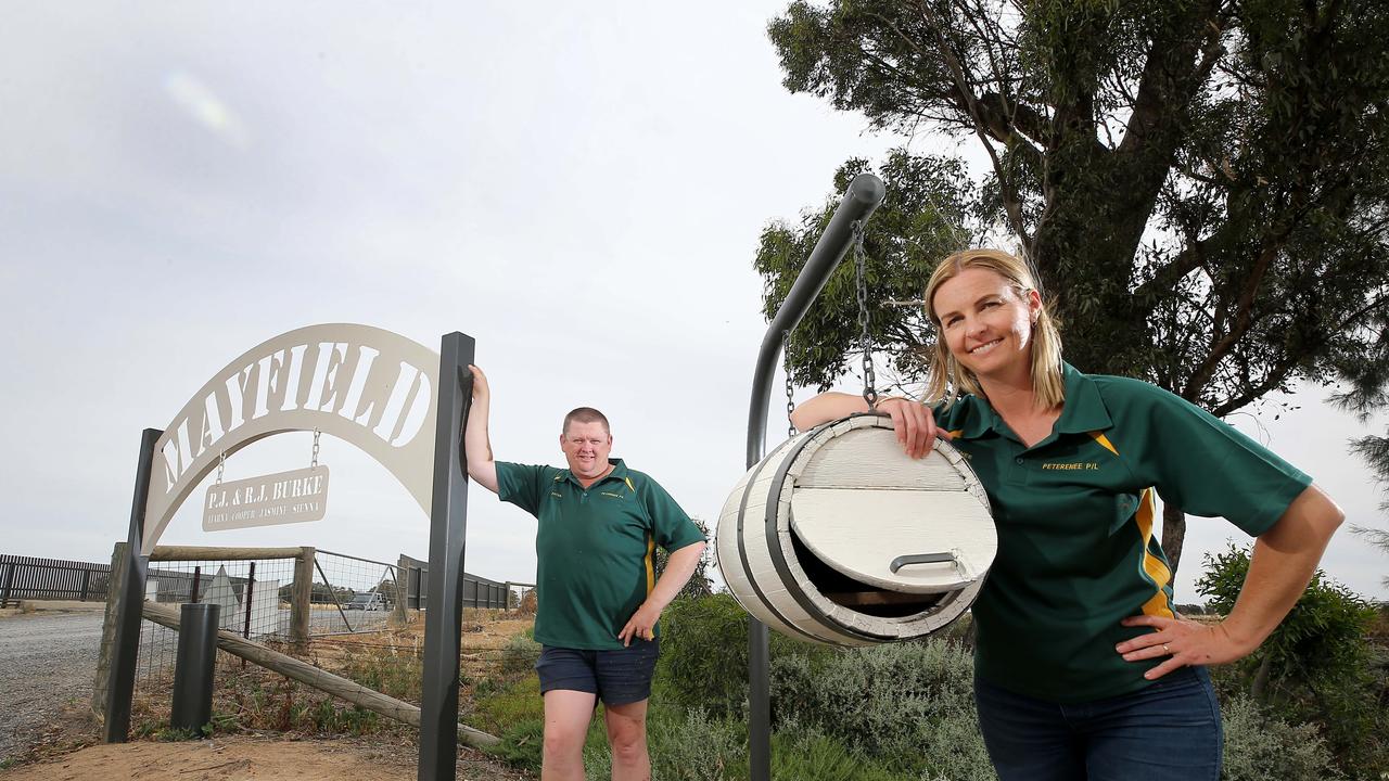 Balancing act: Peter and Renee Burke have a rotation plan for their crops, but are prepared to switch from one to another if circumstances demand it.