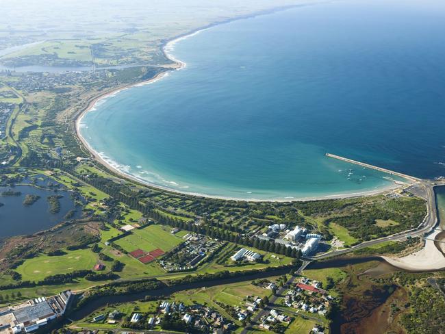 The coastal town of Warrnambool, Victoria