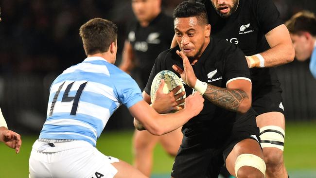 All Black Shannon Frizell will have to barrack for the enemy. (Marty Melville/AFP)