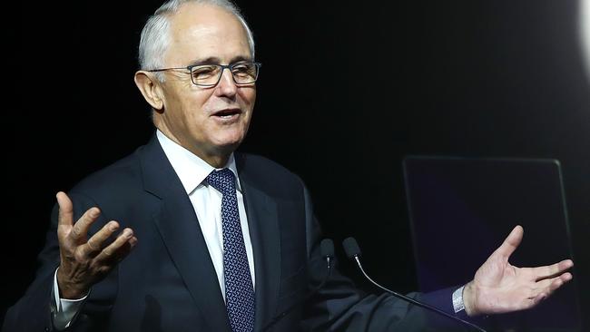 Malcolm Turnbull in Sydney yesterday. Picture: Getty Images