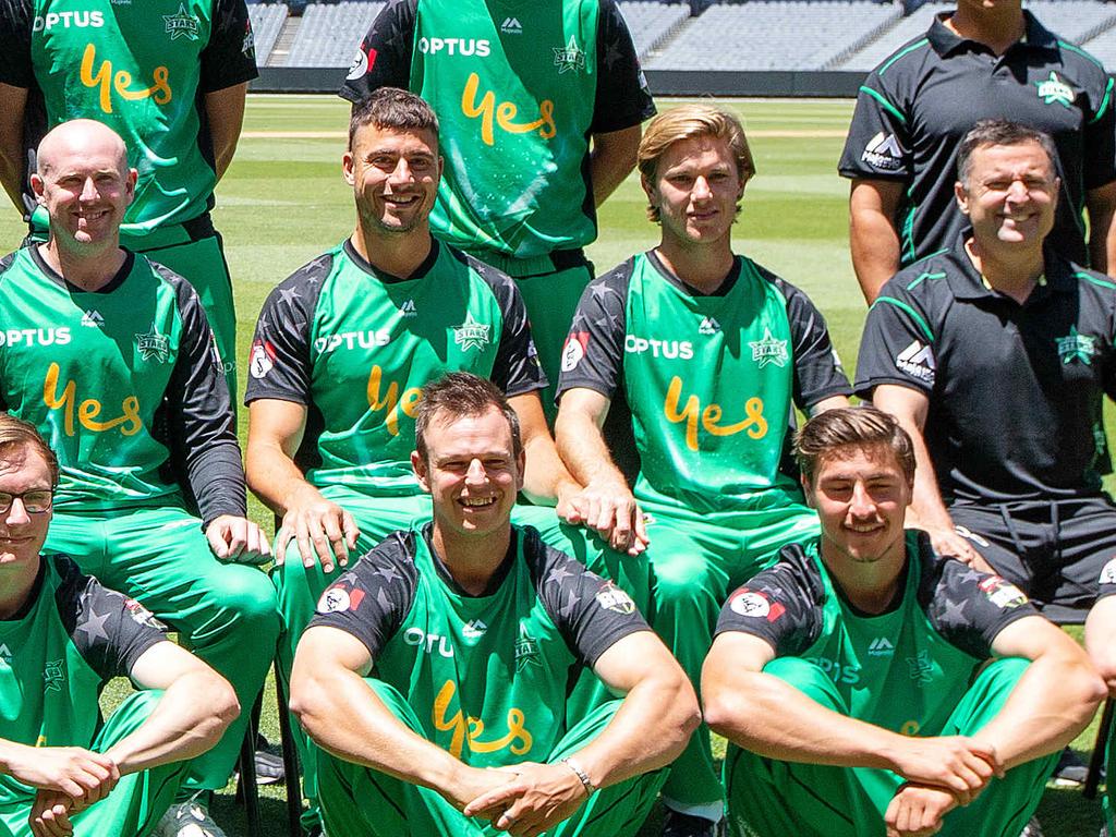 Stoinis and Zampa were at it again in the Melbourne Stars photo.