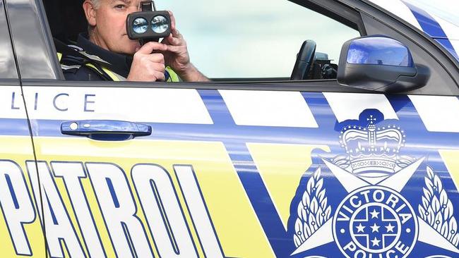 Speeding, unlicenced Harley-Davidson motorcyclist Travis Georgopoulos pleaded guilty at the Shepparton Magistrates’ Court on Tuesday. Picture: Supplied​