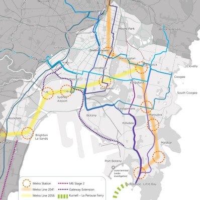 Where the new Metro south east will be located.