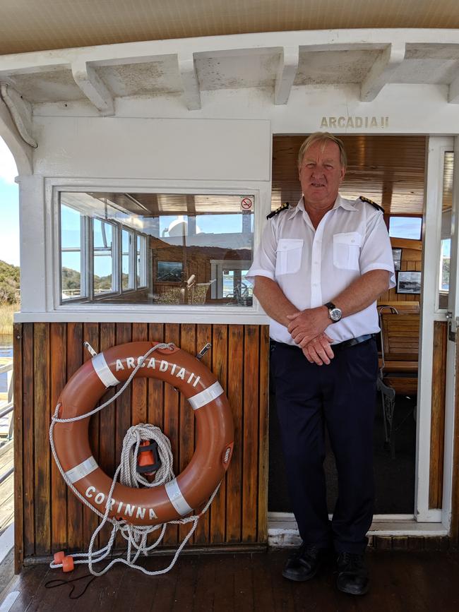 Arcadia II skipper Les Sims. Picture: Amanda Ducker