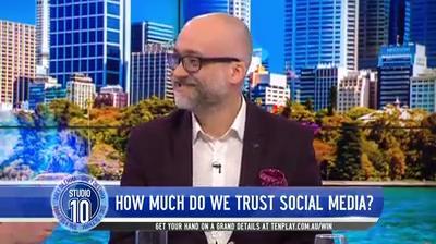 DAILY DILEMMA  Do You Trust Social Media - Studio 10