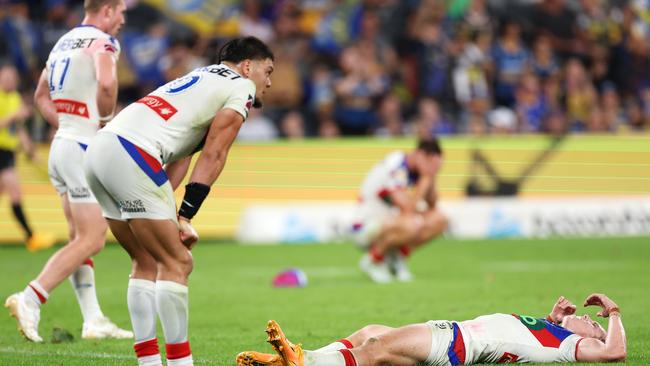 The Knights were looking out on their feet. Photo by Mark Kolbe/Getty Images