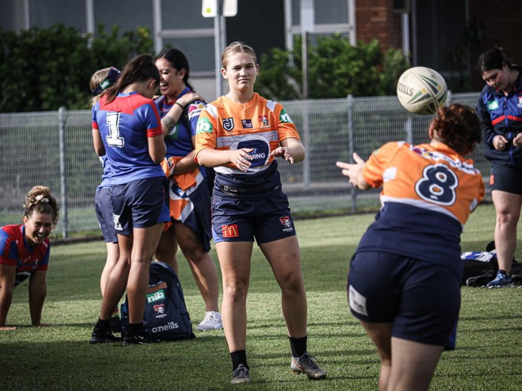 The Knights are determined to obtain an NRLW licence in 2022. Picture: Knights Media