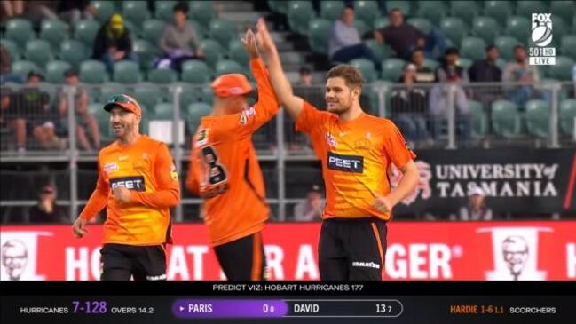 Scorchers tear through Hurricanes middle