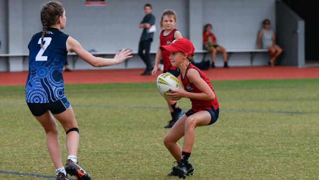 Georgia Barrett at the 2023 National Combined Touch Championships in Darwin. Picture: Pema Tamang Pakhrin