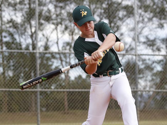 Kyan Roach 11 has just played baseball for Australia in Guam at the world championship qualifiers.