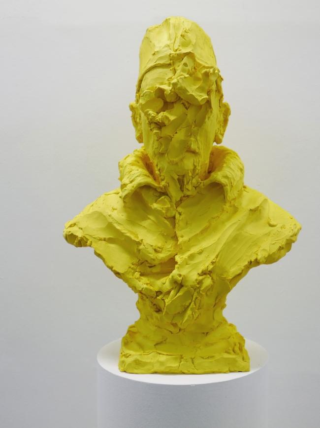 Guy Maestri, Innocent X, 2017, painted bronze, 66 x 46 x 26 cm, National Art School Collection donated through the Australian Government's Cultural Gifts Program by the artist, 2018 Â© the artist