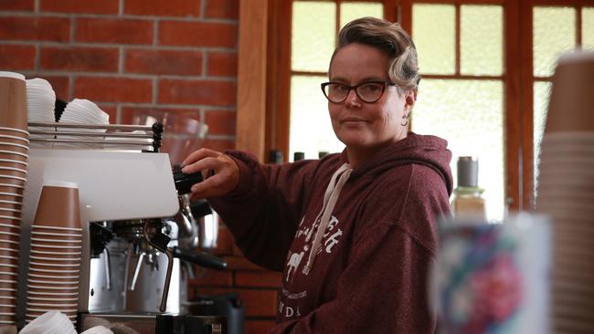 Pocket Produce owner Leah Pierotti's cafe and store is located on the Bruce Highway just south of El Arish, next to the current works on the Smith's Gap overtaking lane and wildlife overpass. As a result of the roadworks, she says her business is being heavily impacted. PICTURE: ARUN SINGH MANN