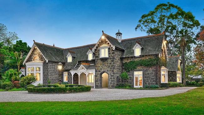 The Invergowrie home in Hawthorn was built in 1851. Picture: Supplied