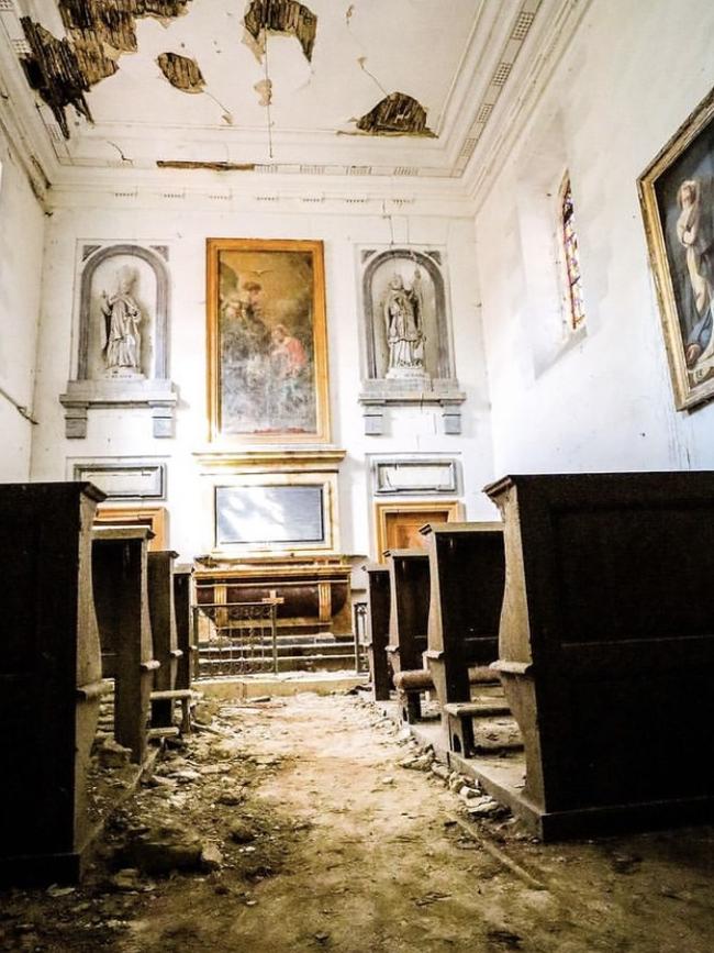 The chateau includes a chapel. Picture: Instagram