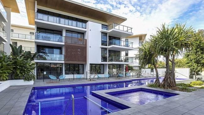 A two-bedroom unit in this complex at 1 Hart St, Ashmore, is on the market for offers over $690,000.
