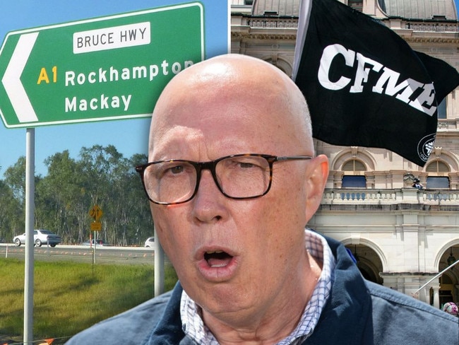 The Bruce Highway will receive billions in funding regardless of the federal election outcome, after Opposition Leader Peter Dutton declared he would match the government’s $7.2bn funding pledge.