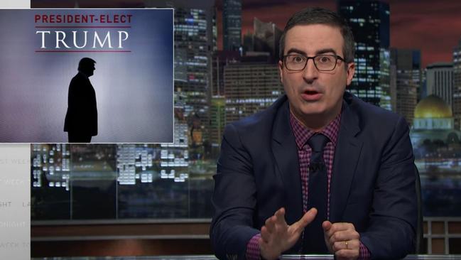 John Oliver says he plans to target Australia’s immigration policies. Picture: HBO