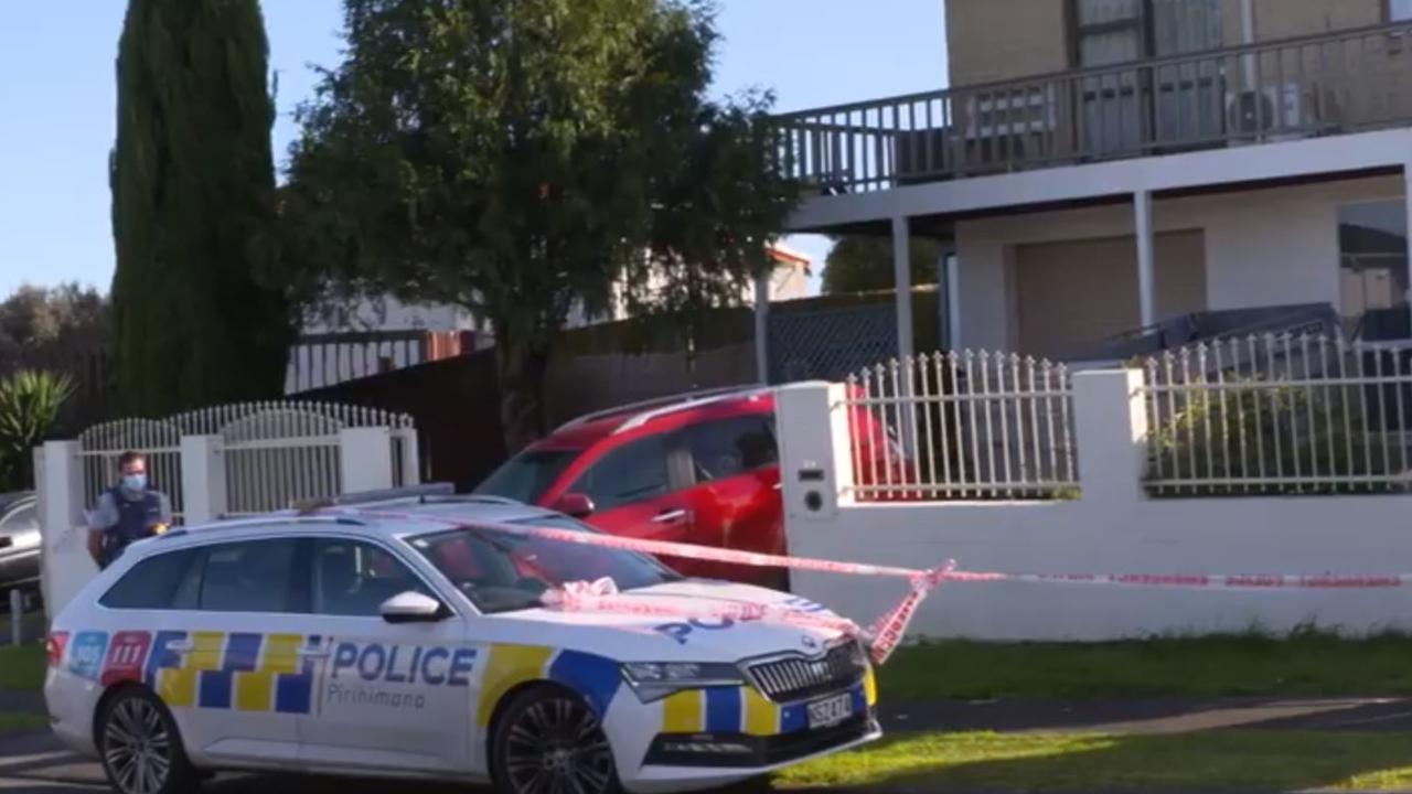 Police at the property in Manurewa, Auckland. Picture: NZ Herald