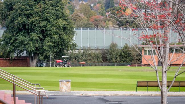 The expansive grounds at Scotch College, Hawthorn. Picture: Jake Nowakowski