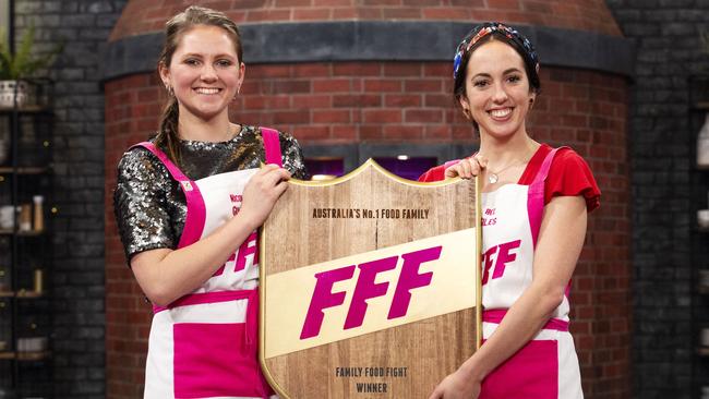 Queensland sisters Rebecca and Nicole Giles won Family Food Fight. Picture: supplied.