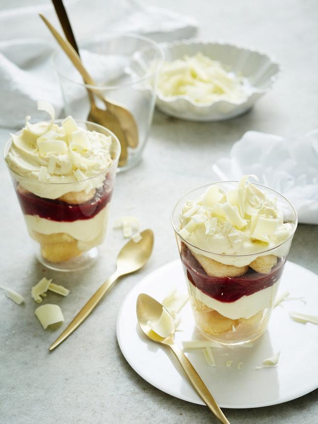 Rhubarb tiramisu. Picture: Guy Bailey