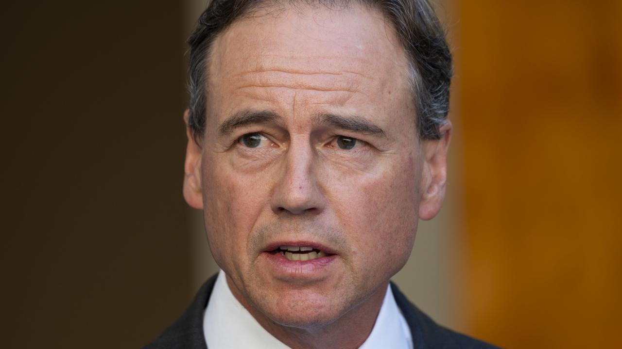 Health Minister Greg Hunt.