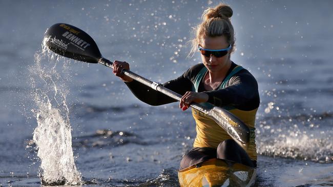 Naomi Flood is a kayaker heading to the Rio Olympics. I’d be happy to just find somewhere to try it. Photo: Adam Ward