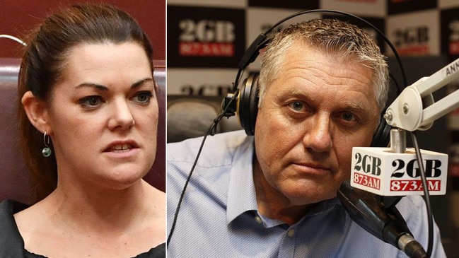 Sarah Hanson Young has been forced to apologise to Ray Hadley.