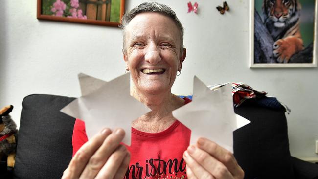 Colleen Forman has cut out about 40,000 of stars and fish for Stable on the Strand over the last 15 years. PICTURE: MATT TAYLOR.