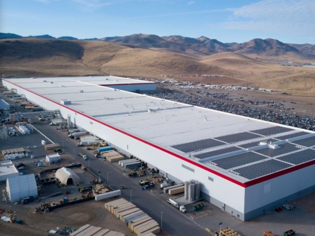 One of Tesla's 'Gigafactories' in Nevada in the US. Picture: Tesla