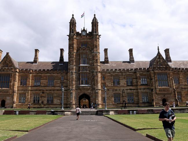 SYDNEY, AUSTRALIA - NewsWire Photos MARCH 11, 2021: Sydney University. The Department of Home Affairs made the warning to an inquiry into national security threats to the university sector.Picture: NCA NewsWire / Damian Shaw