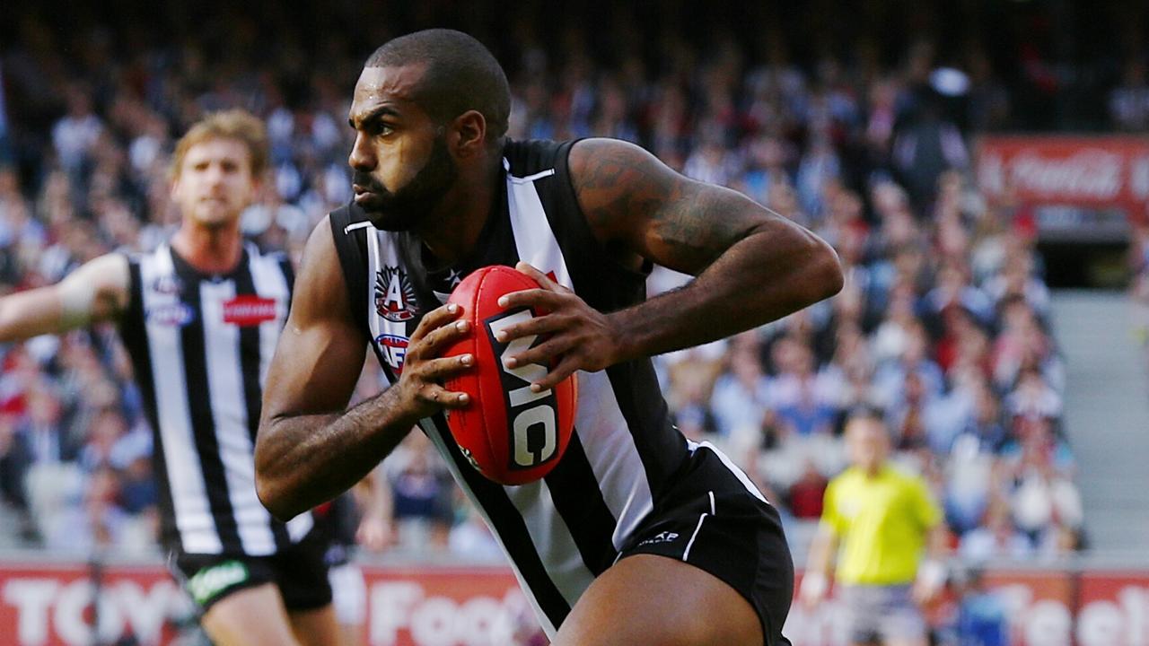 Heritier Lumumba has been at the centre of Collingwood’s racism scandal. Picture: Michael Klein