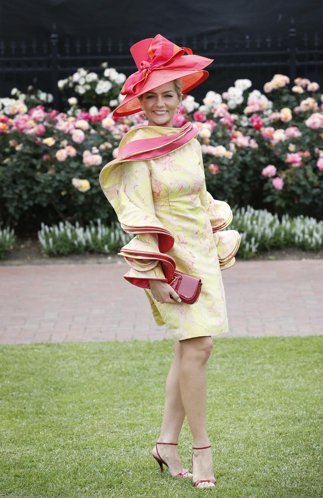 Melbourne Cup Day 2014 Myer Fashion in the Field at Flemington Racecourse. Vera Haddock. Picture: David Caird.