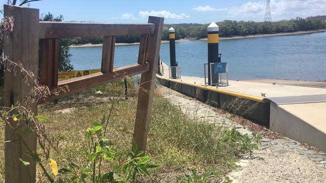 The Trevor Laver memorial sign at Toolooa Boat Ramp has been stolen.