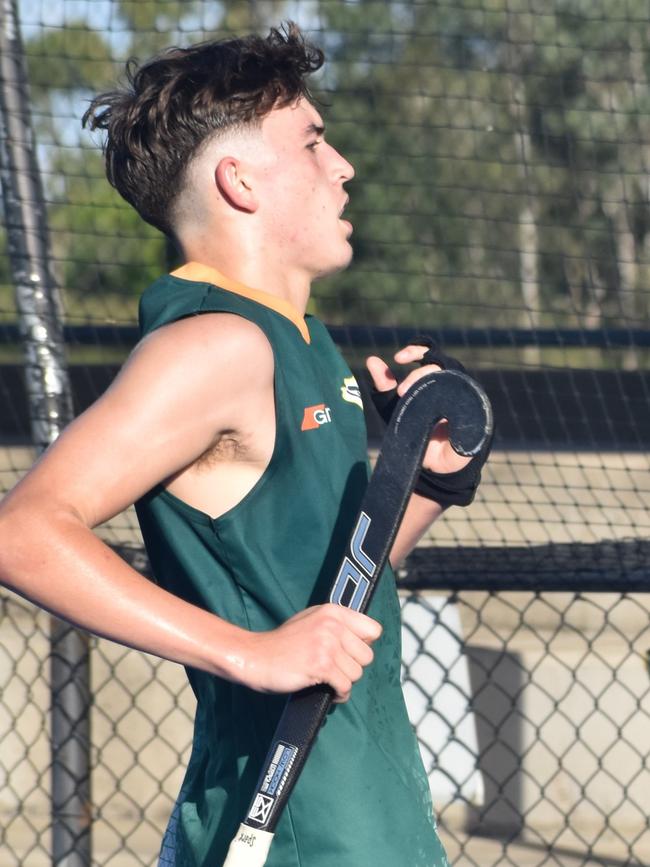 Fraser Coast versus Ipswich at the Hockey Queensland under-18 menâ€™s state championships in Rockhampton from April 25 to 28, 2024.