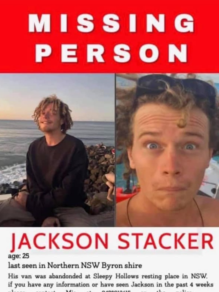 Byron Bay friends of missing man Jackson Stacker grieve after remains ...