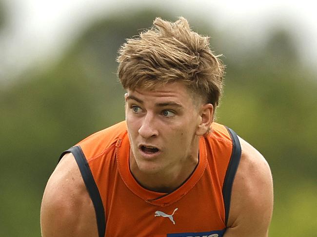 Nathan Wardius during GWS training session on February 9, 2024. Photo by Phil Hillyard(Image Supplied for Editorial Use only - **NO ON SALES** - Â©Phil Hillyard )