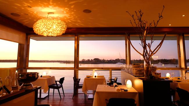 Wasabi restaurant’s position on the Noosa River is worth the trip alone. Picture: Lachie Millard