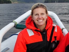 This is Dr Claire Simeone. She is a seal doctor. Picture: Marine Mammal Center