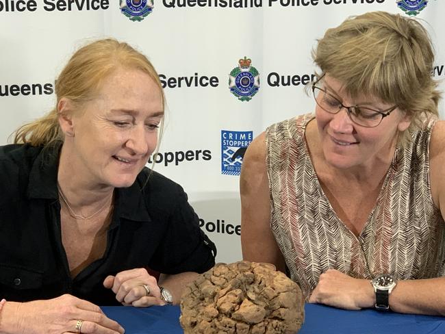 The 11kg space rock has returned to it's rightful owners. Picture: QPS