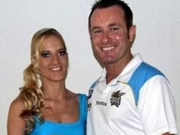 Jayden Moorea, aka Dan Shearin (right), will have his murder case mentioned in the Brisbane Supreme Court where it's expected the case will be discontinued. Mr Moorea was charged with murdering his 21-year-old cheerleader girlfriend Breeana Robinson (left) after she plummeted to her death at Southport's H20 tower in January 2013. Police had claimed Mr Moorea, 49, had thrown her from his 11th floor balcony at the time. Picture: Supplied