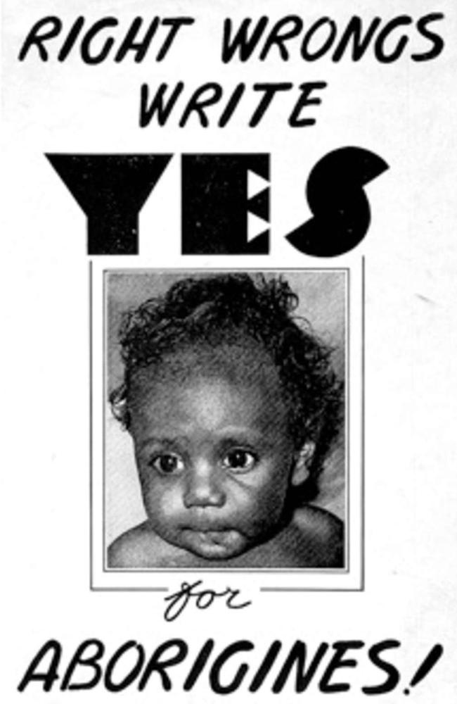 A poster for the referendum in 1967